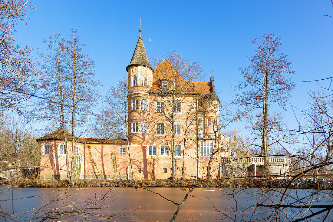 Taufkirchen an der Vils, Wasserschloss, Bayern, Deutschland