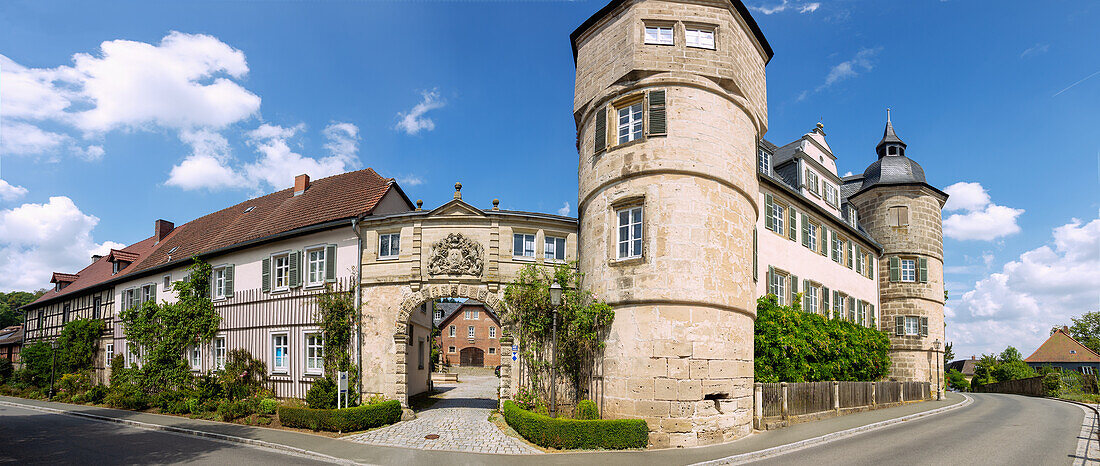 Schloss Ahorn bei Coburg, Bayern, Deutschland