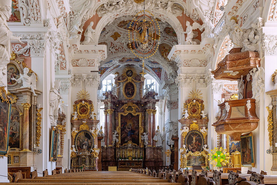 Kloster Speinshart, Klosterkirche, innen, Bayern, Deutschland