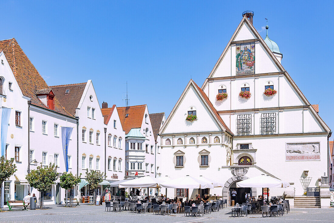 Weiden in der Oberpfalz; Altes Rathaus, Oberer Markt, Bayern, Deutschland