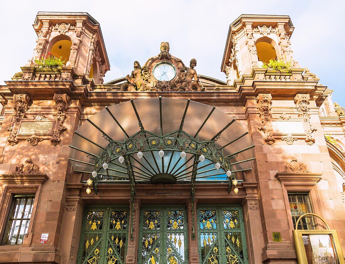 Heidelberg, Kongresshaus Stadthalle, Baden-Württemberg, Deutschland