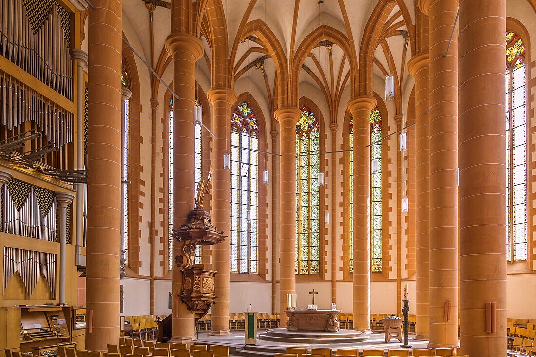 Heidelberg, Heiliggeistkirche, Chor, Baden-Württemberg, Deutschland