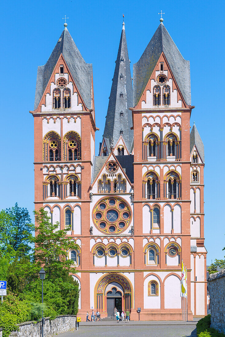 Limburg an der Lahn, Limburg Cathedral, main facade, Domplatz