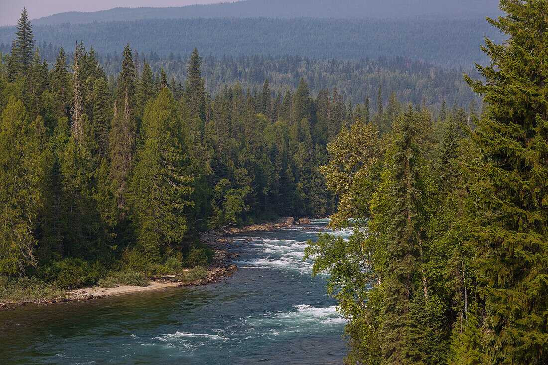 Well Gray Provincial Park, Clearwater River, Bailey's Chute, British Columbia, Kanada