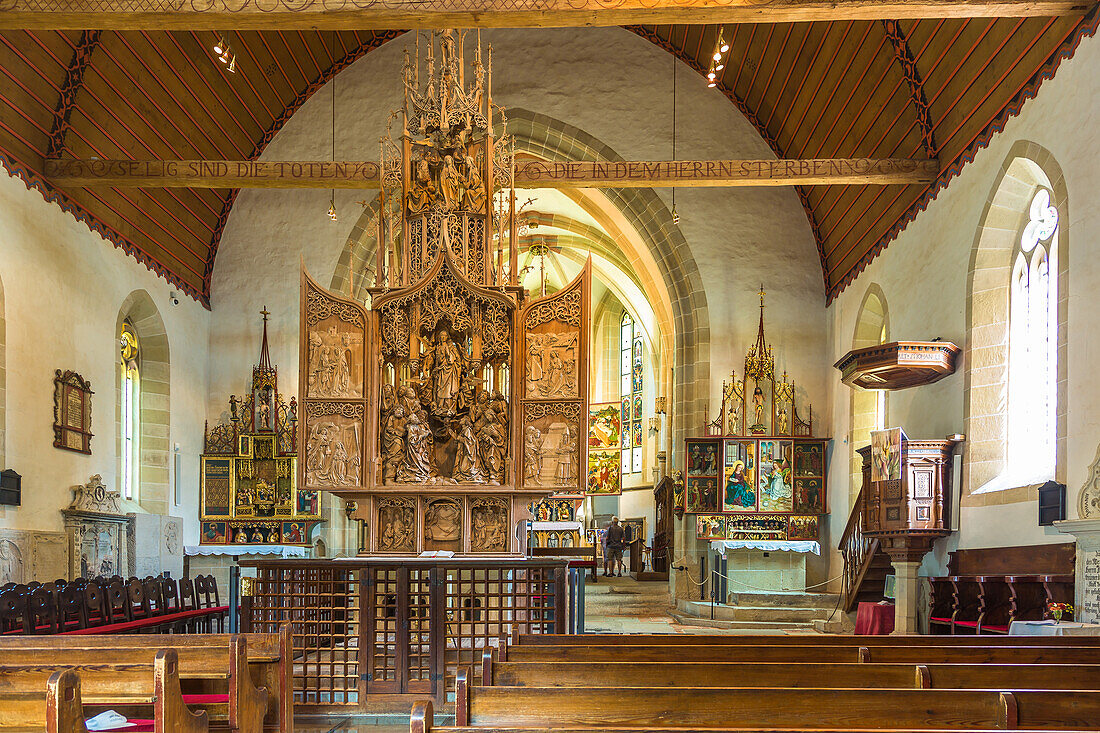 Creglingen, Herrgottskirche, Marienaltar