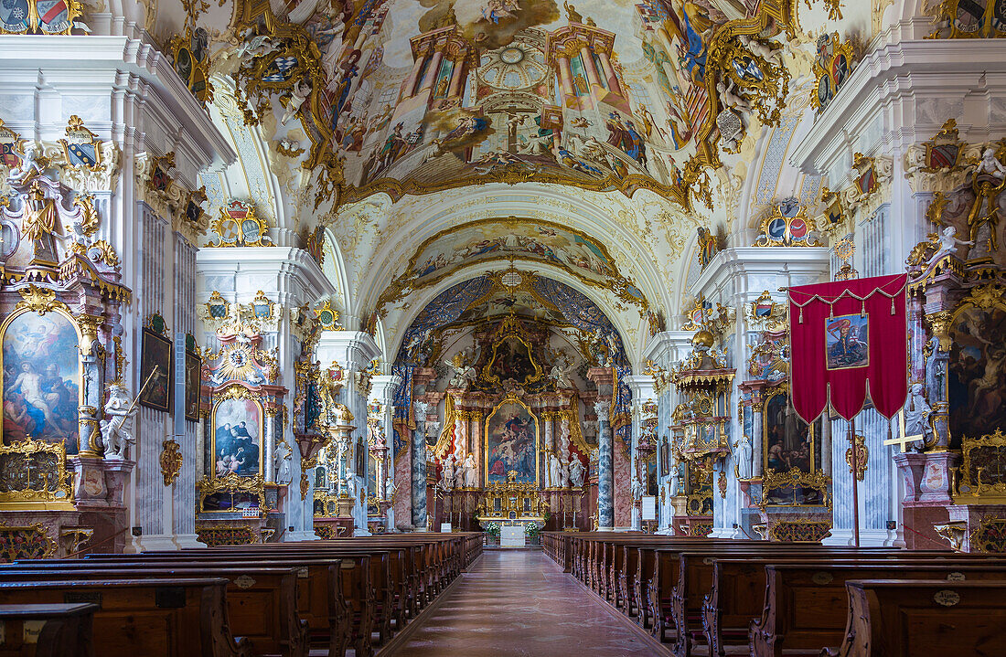 Kloster Raitenhaslach, Klosterkirche, Bayern, Deutschland