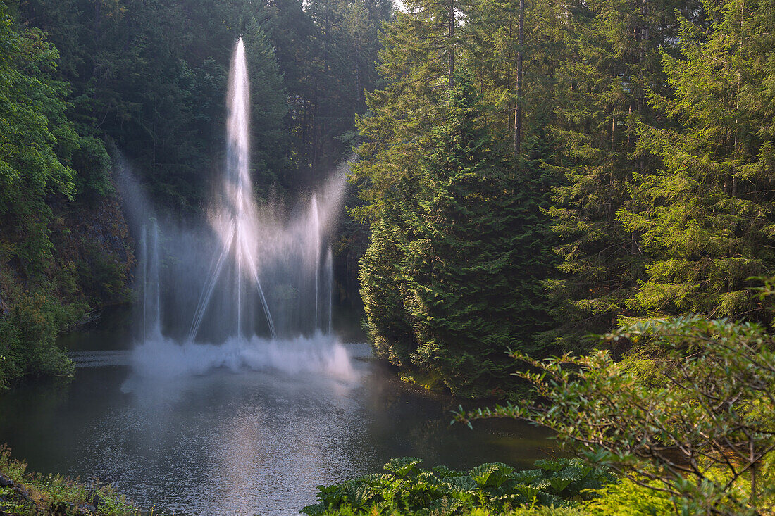 Victoria, The Butchart Gardens, Ross Fountain