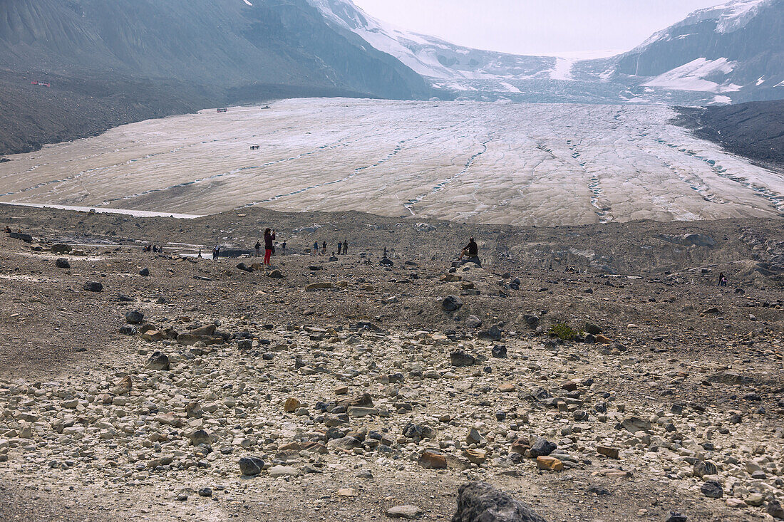 Jasper National Park; Columbia Icefield; Athabasca Glacier, Alberta, Kanada