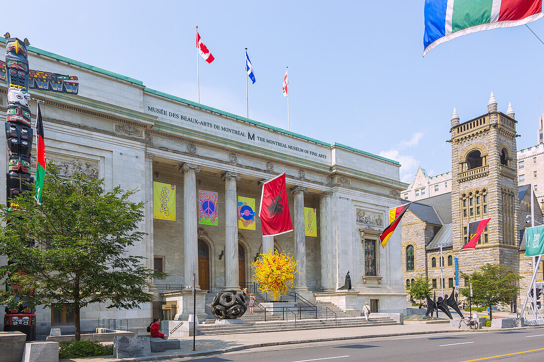 Montreal; Montreal Museum of Fine Arts, Rue Sherbrooke