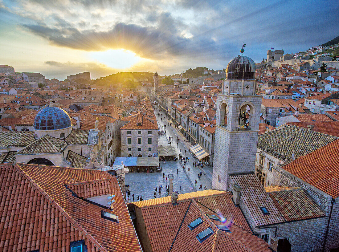 Dubrovnik-Sonnenuntergang