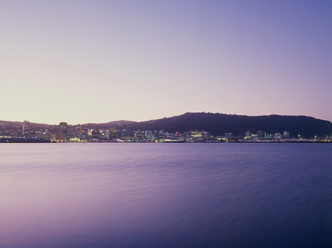 Wellington City and Harbour from the water