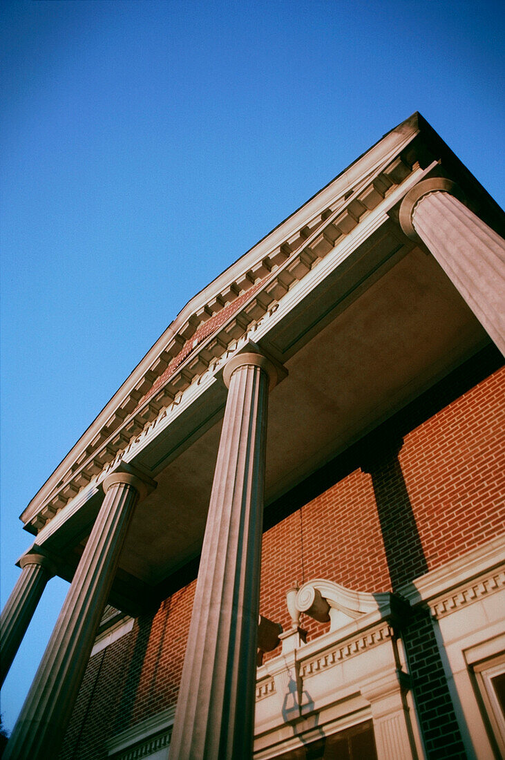 Low angle view of a building, Millsaps College Christian Center, Millsaps College, Jackson, Hinds County, Mississippi, USA