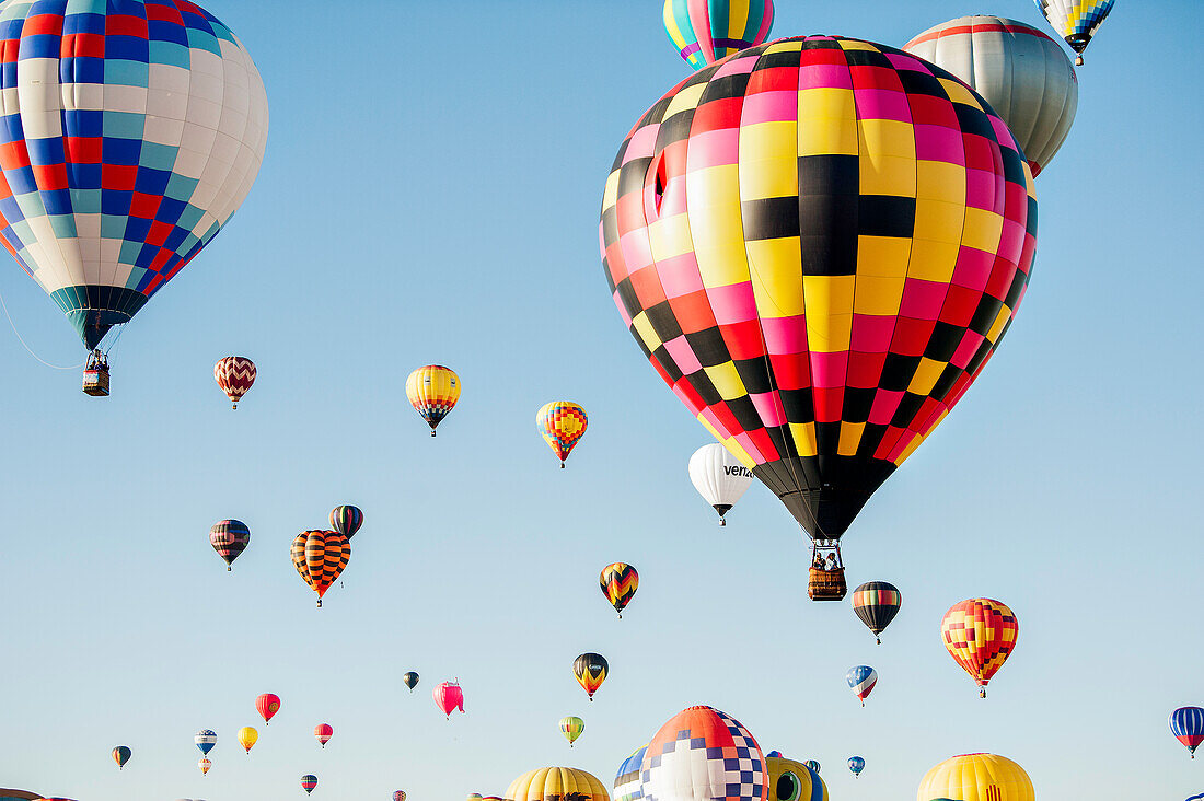 Albuquerque Hot Air Balloon Fiesta Morning Take Off
