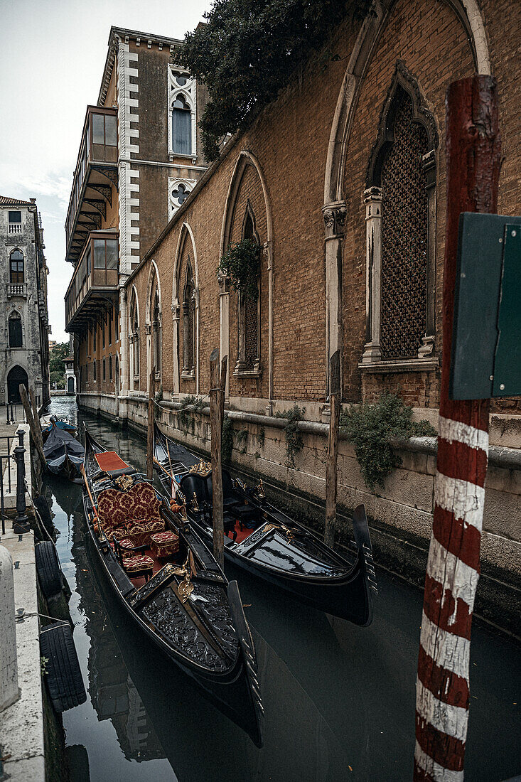 Venetian gondola Venice italy