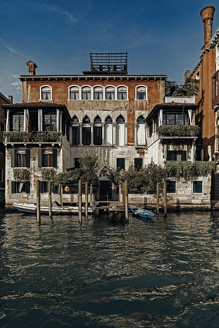 Beautiful palace at the Gran Canal Venice Italy