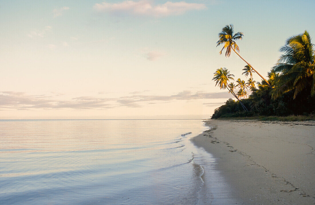 Sundown on tropical Island