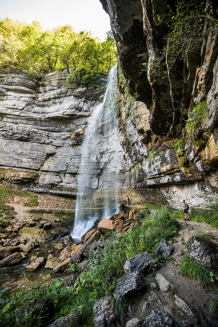 Cascades du Hérisson, Champagnole, Departement Jura, Bourgogne-Franche-Comté, Jura, Frankreich