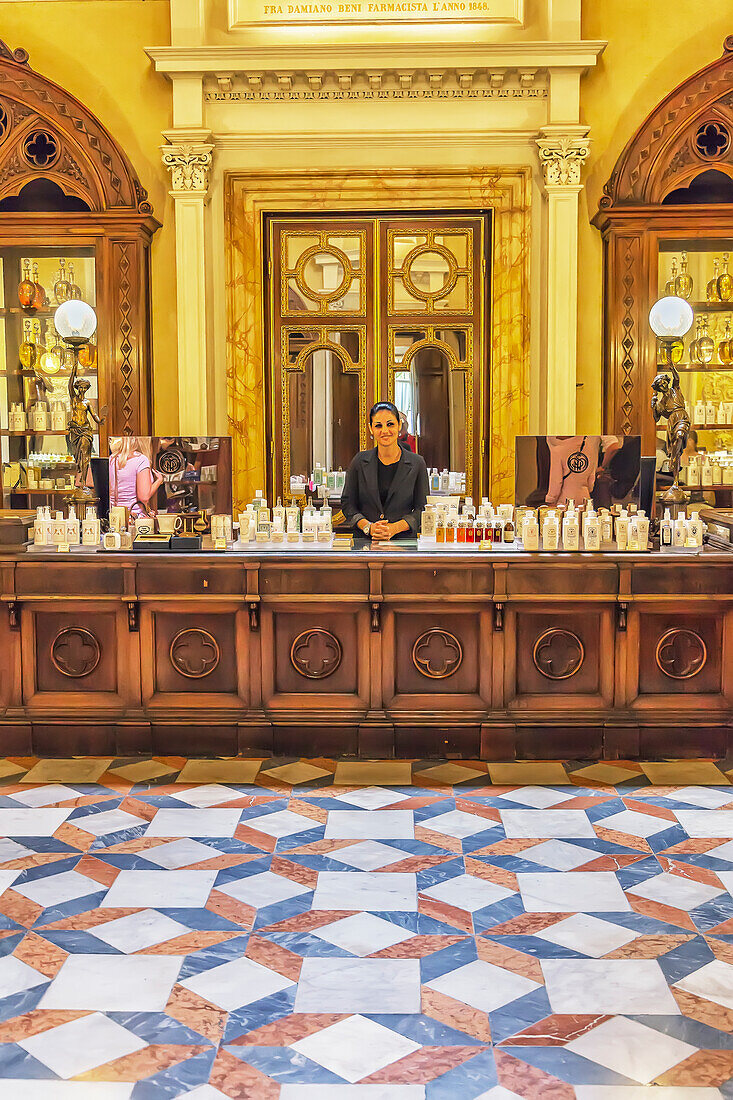 Santa Maria Novella pharmacy, Florence, Tuscany, Italy, Europe