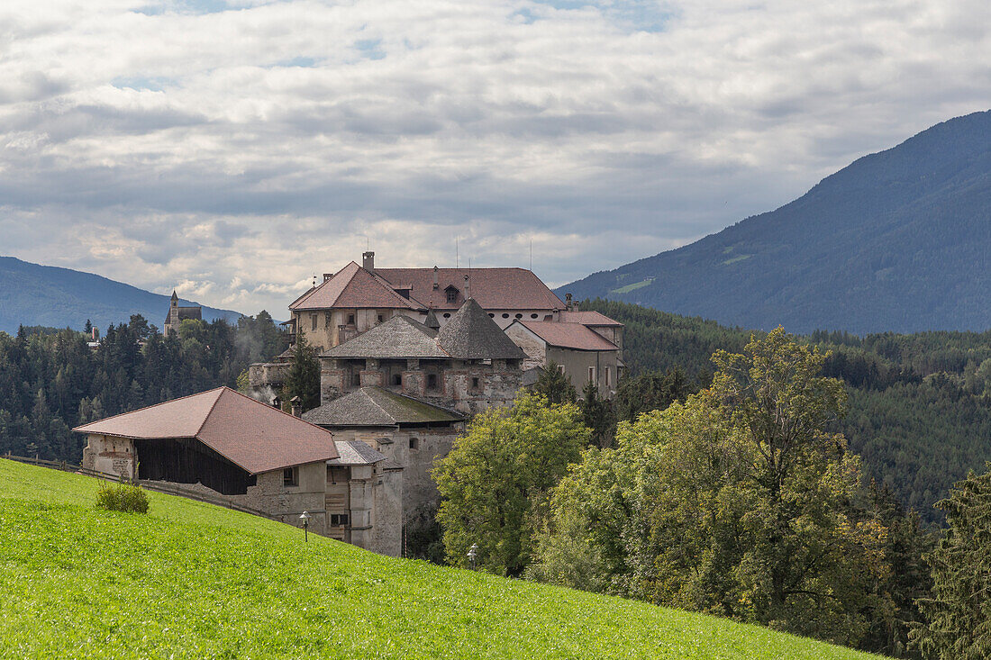Medieval castle, Rodengo Castle, South Tyrol, Italy.