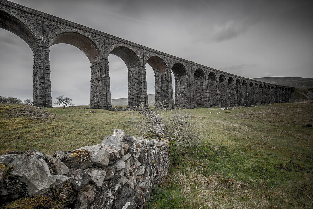 Historisches Ribblehead Viaduct, Chapel-le-dale, England.