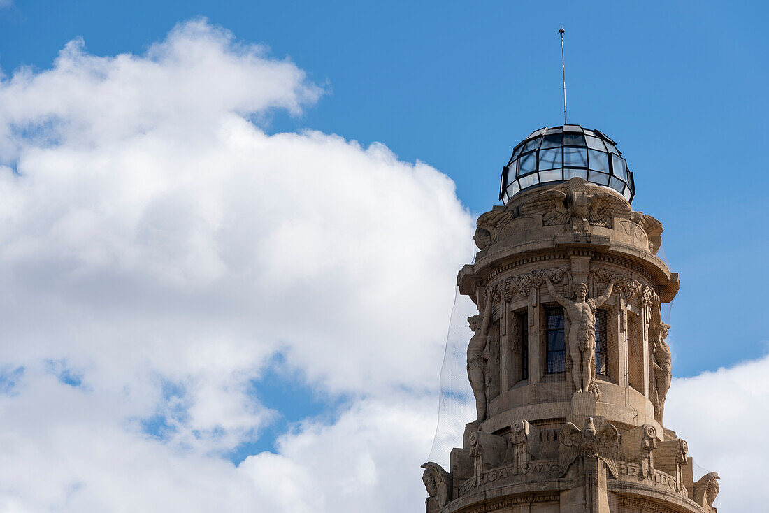 Historischer Turm, Hauptbahnhof Prag, Tschechien