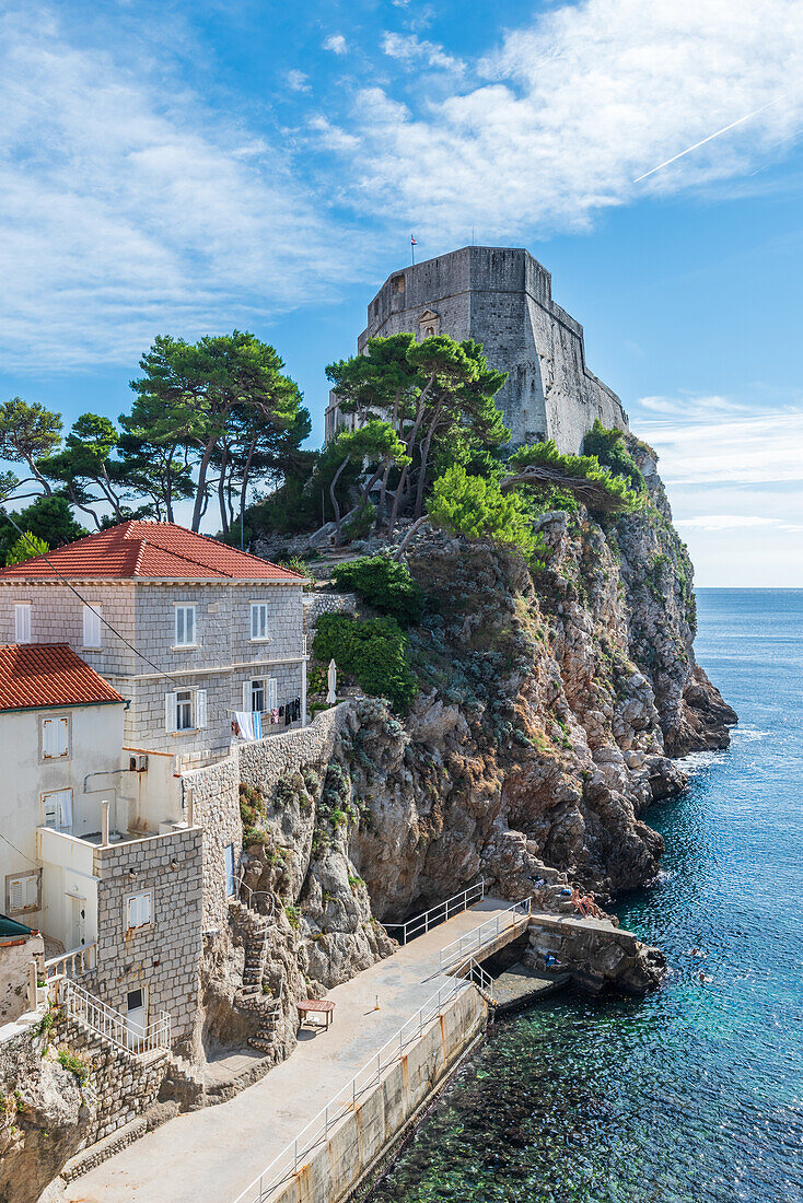 Lovrijenac Fortress near Dubrovnik, Croatia