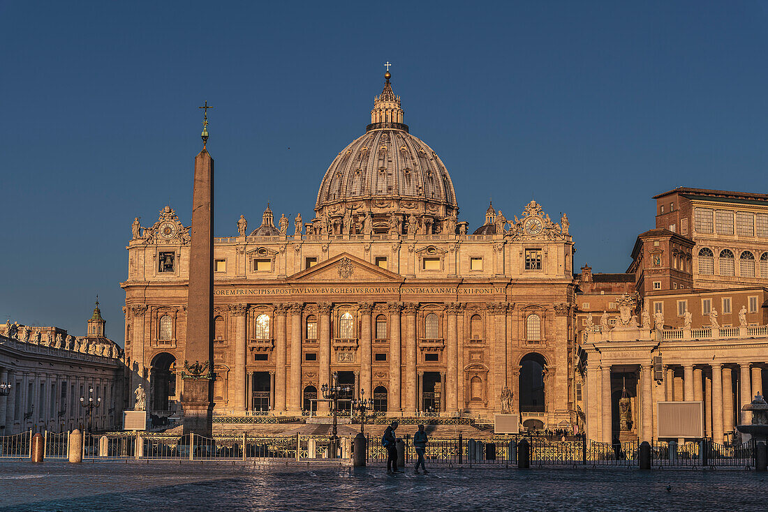 View of St. Peter's Basilica, Rome, Lazio, Italy, Europe