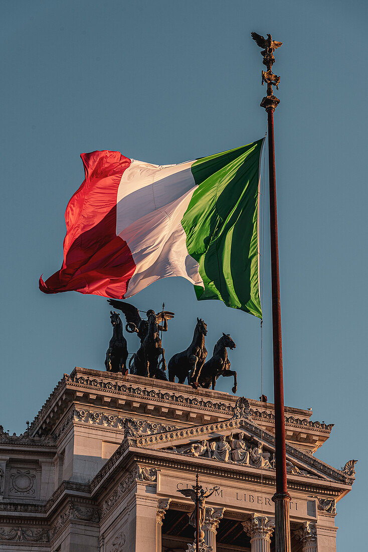 National Monument to Victor Emmanuel II, Monumento a Vittorio Emanuele II, Rome, Lazio, Italy, Europe