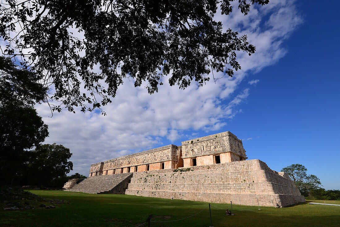 Maya-Stadt Uxmal an der Ruta Puuc, Yucatan, Mexiko