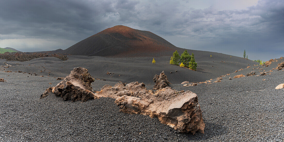 Vulkan Chinyero, Zone Arena Negras, Nationalpark Teide, Teneriffa, Kanarische Inseln, Spanien, Europa