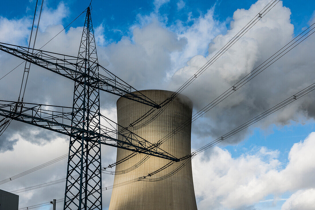 Brown coal power plant Neurath, Grevenbroich, North Rhine-Westphalia, Germany