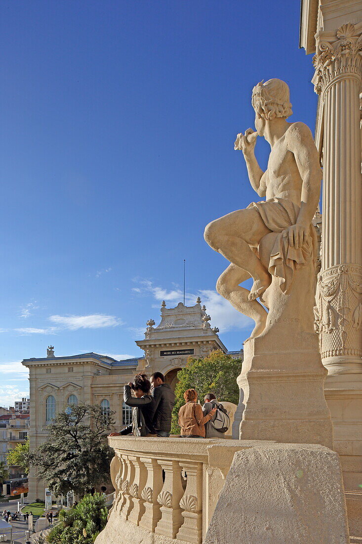 Palais Longchamps, Marseille, Bouches-du-Rhone, Provence-Alpes-Cote d'Azur, France