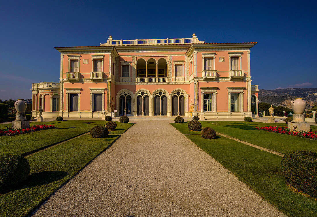 Villa Ephrussi de Rothschild, Saint-Jean-Cap-Ferrat, Côte d'Azur, Frankreich