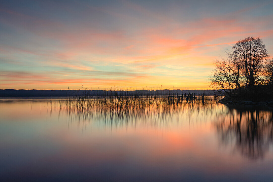 Morgens am Starnberger See, Seeshaupt, Deutschland