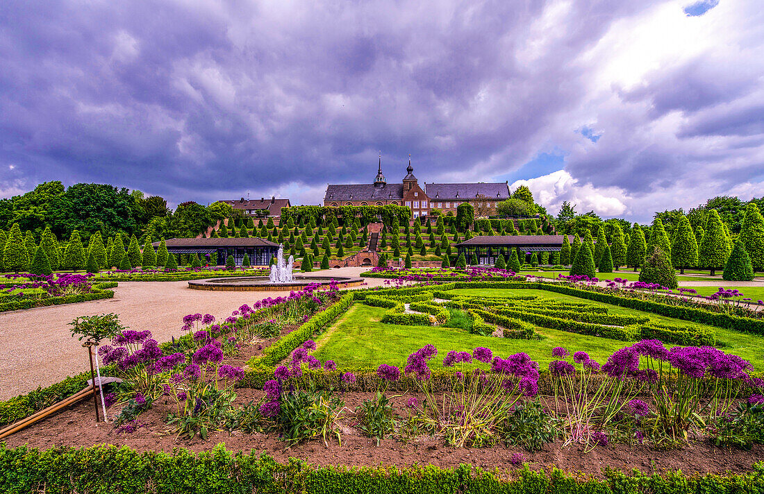 Baroque garden of the Kamp Monastery, Kamp-Lintfort, North Rhine-Westphalia, Germany