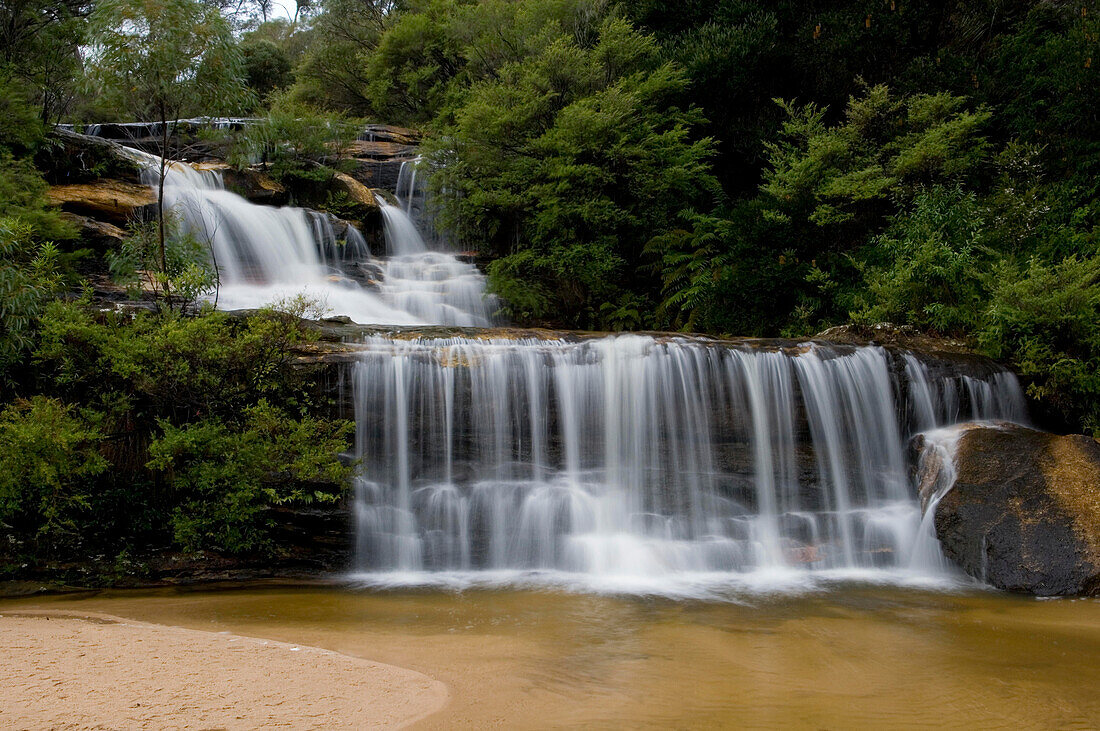 Queen???s Cascade, Wentworth Falls, Blue Mountains,NSW, Australia