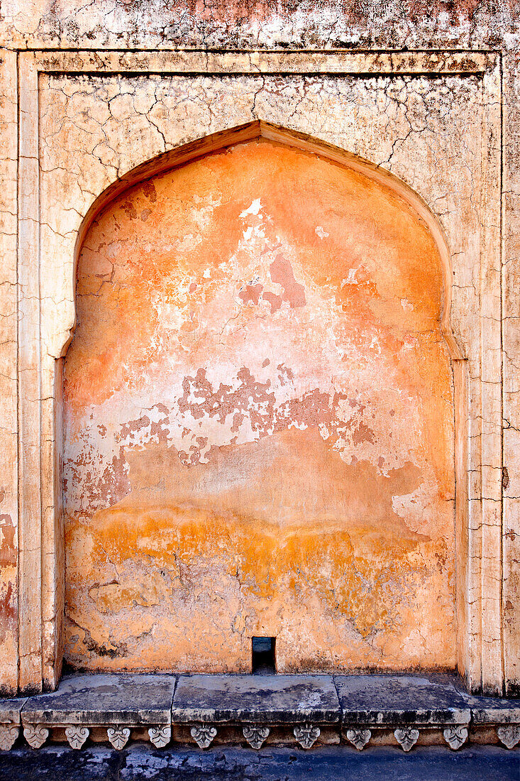 Amber fort arch niche, Jaipur, India