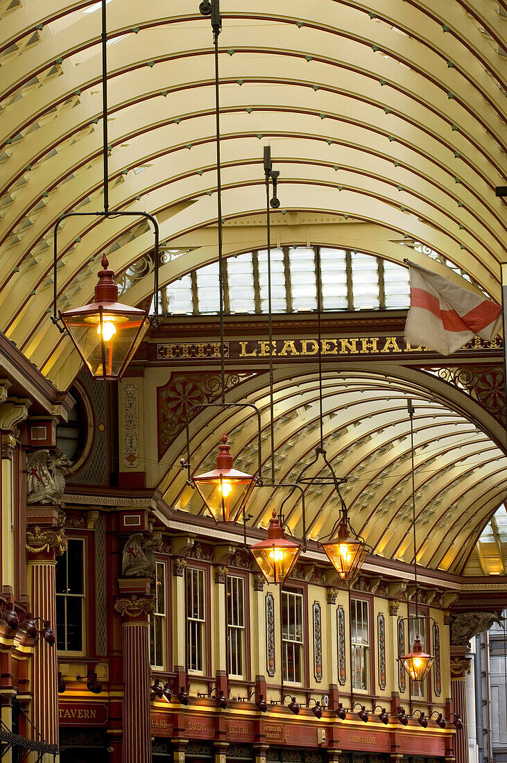 Leadenhall Market, City, London, England