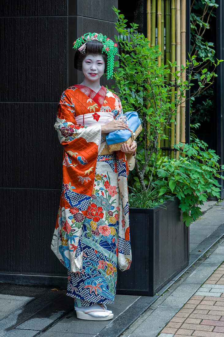 Praktikantin Geisha, Tokio, Japan,