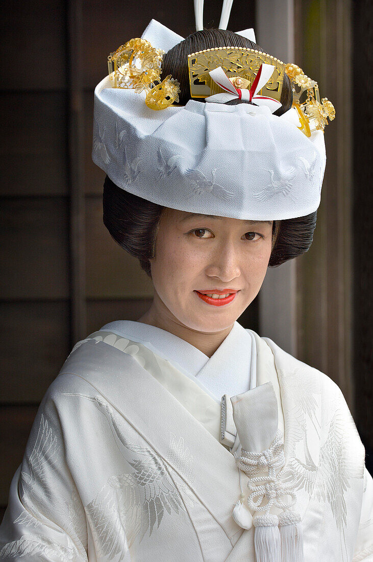 Traditional bride, Maekawa Iris festival, Iberaki, Japan