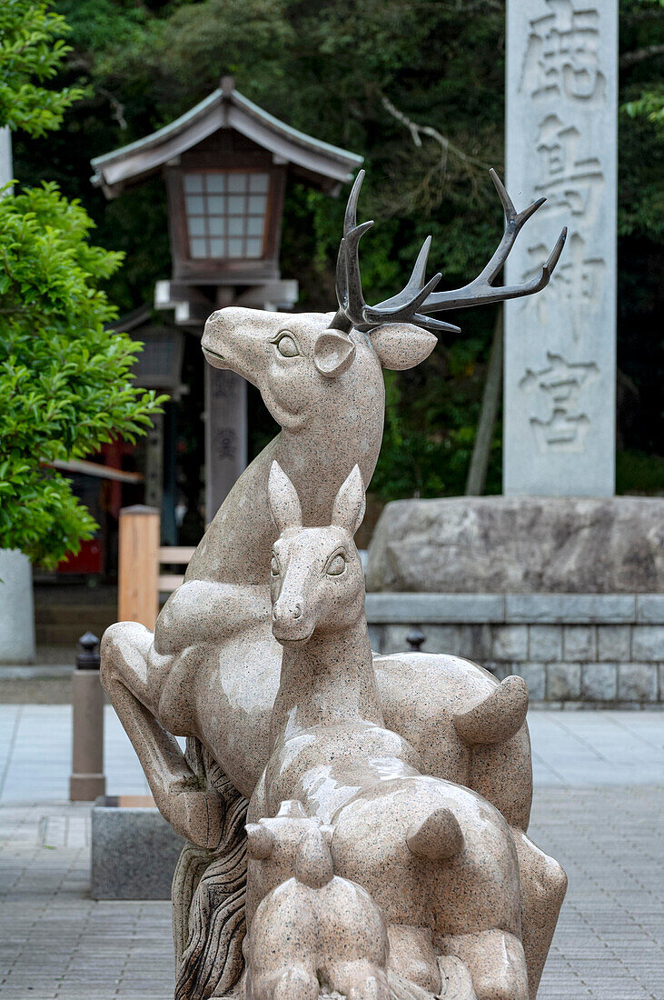 Hirschskulptur, Kashima Jingu, Japan