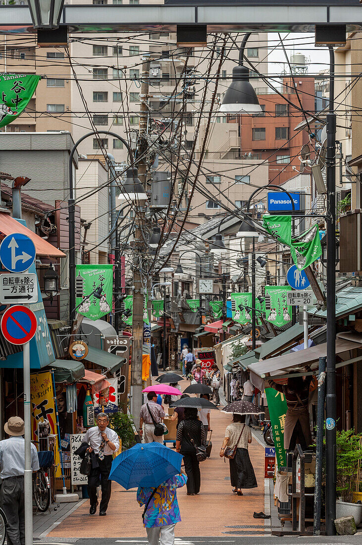 Ginza-Straßenszene, Tokio, Japan