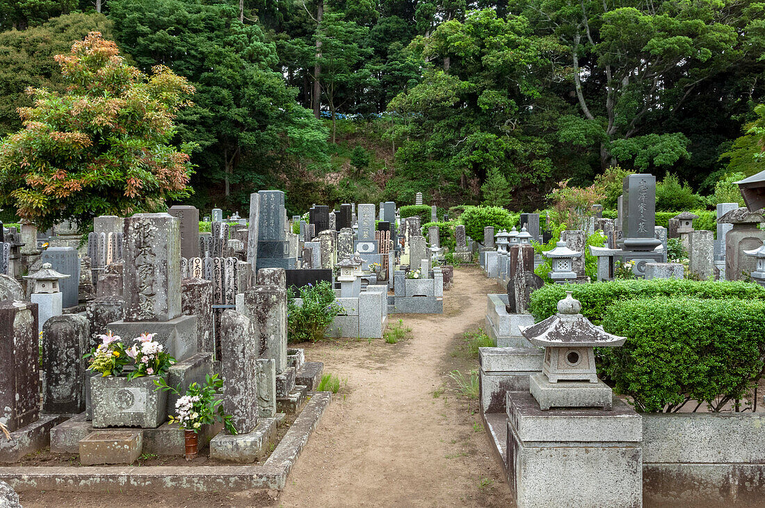 Choshouji Temple graves, Itako, Iberaki, Japan