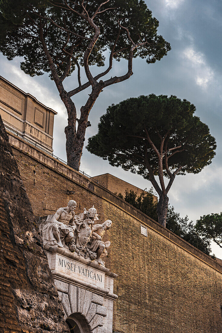 Entrance area in the Vatican Museum, Rome, Lazio, Italy, Europe
