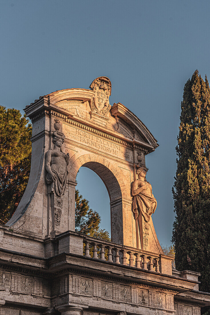 Eingang zum Palatin Museum am Palatin Hügel, Rom, Latium, Italien, Europa