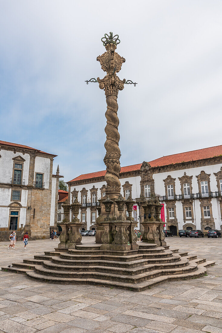Episcopal Palace and Pillory Pelourinho in Porto, Portugal