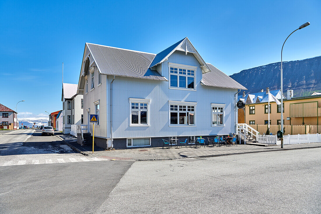 Isländisches Restaurant "Húsið", Hafnarstræti, Ísafjörður, Island