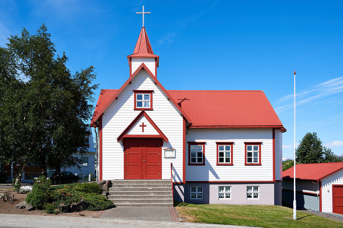 Katholische Kirche St Peter's Catholic Church Péturskirkja, Hrafnagilsstræti, Akureyri, Island
