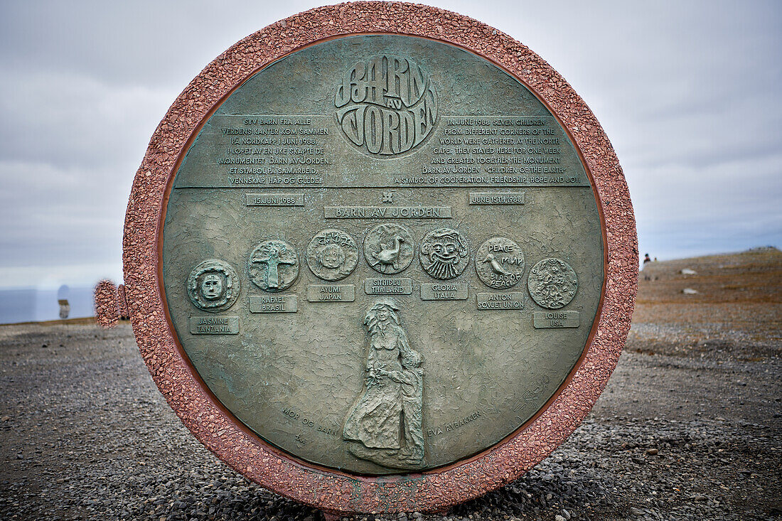 Monument Children of the World, North Cape, Norwegen