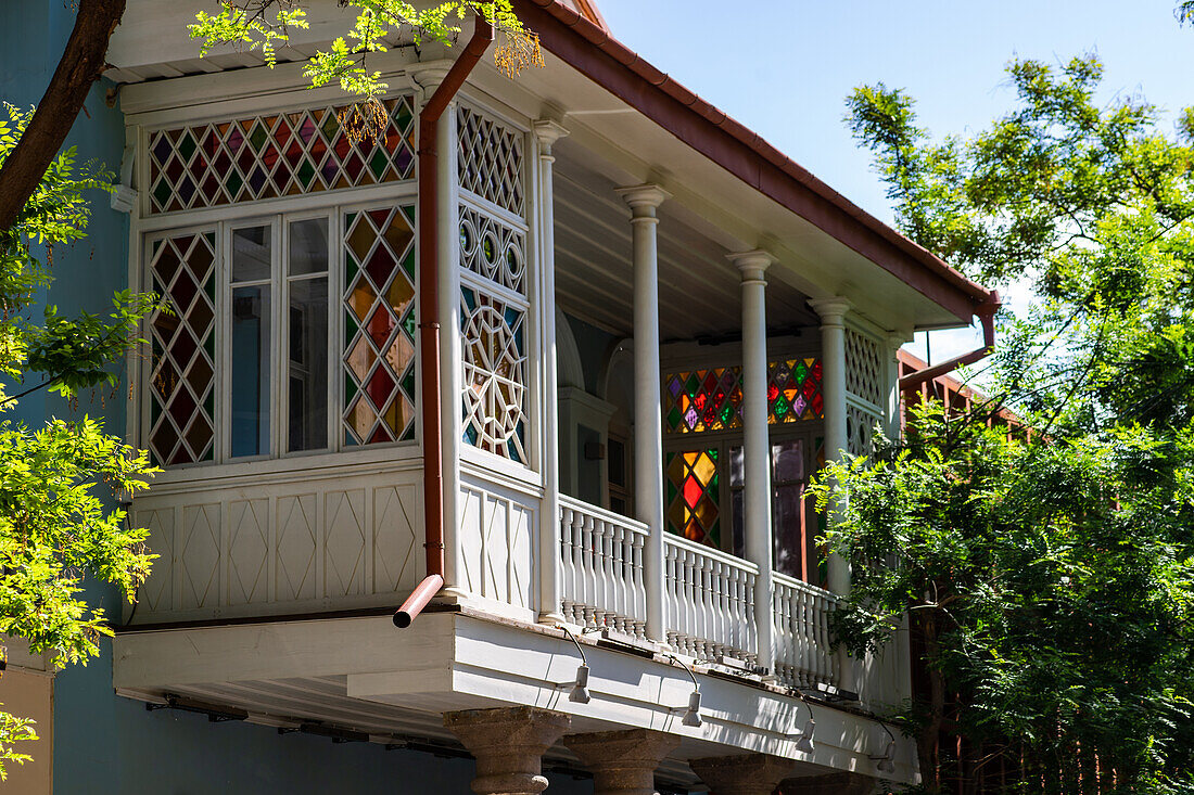 Architecture of Old Tbilisi's area - Kala, the oldest part of the capital city of Georgia